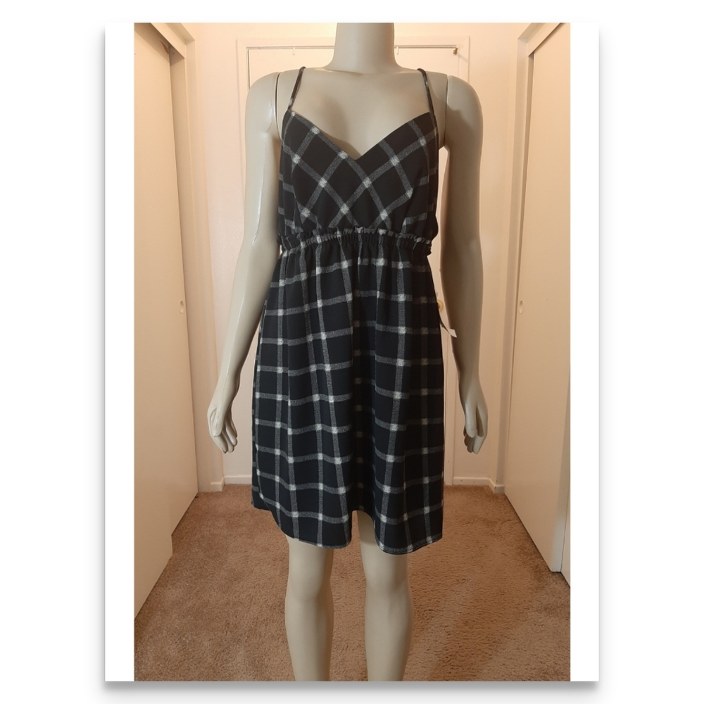 Luna Chix 🆕️ Cami Smocked Waist Tie Back Dress